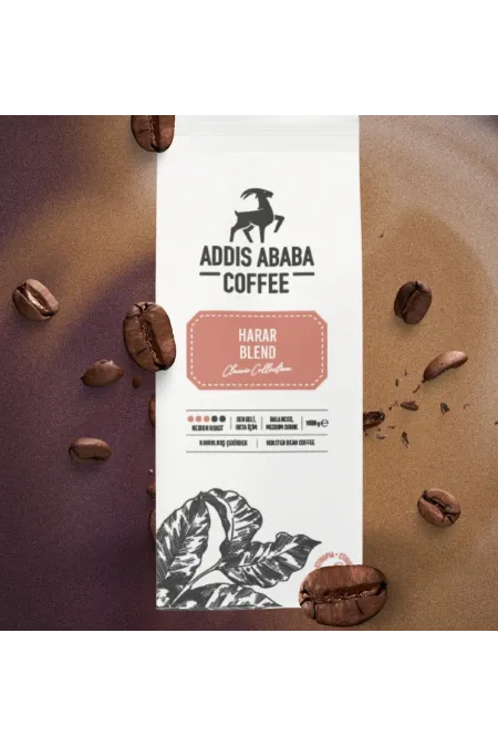 Harar Blend Kavrulmuş Çekirdek Kahve 1000 Gr Harar Blend Kavrulmuş Çekirdek Kahve 1000 Gr