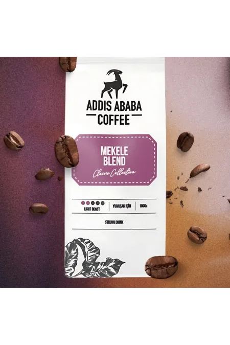Mekele Blend Kavrulmuş Çekirdek Kahve 1000 Gr Mekele Blend Kavrulmuş Çekirdek Kahve 1000 Gr